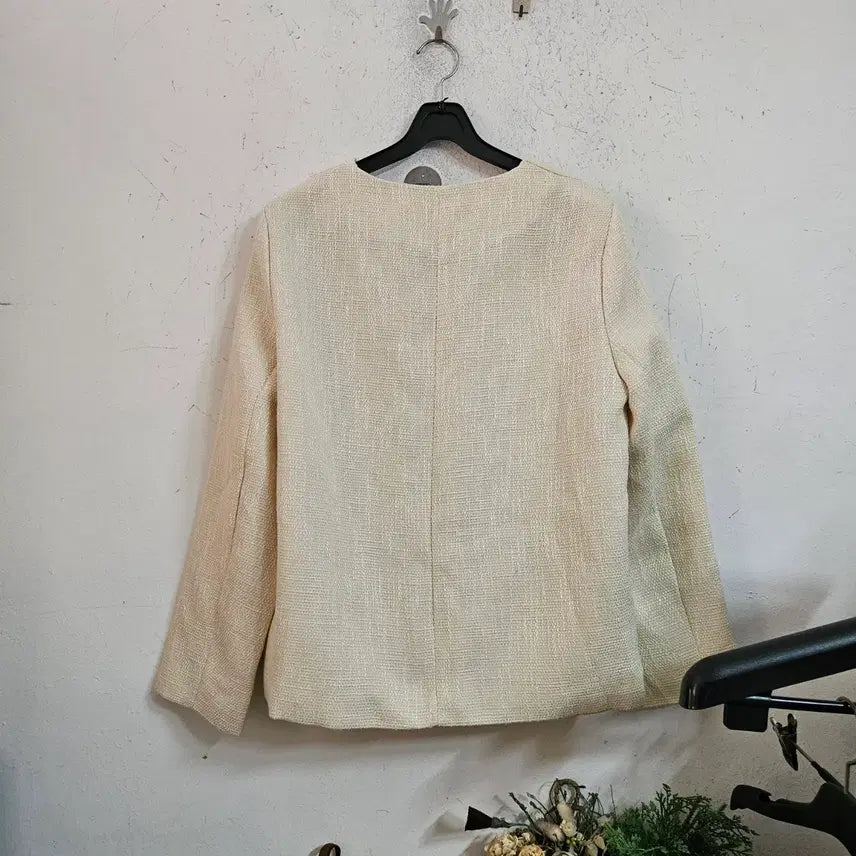 [SOLD OUT] JF 트위드 포켓 자켓 아이보리