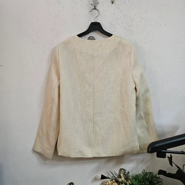 [SOLD OUT] JF 트위드 포켓 자켓 아이보리