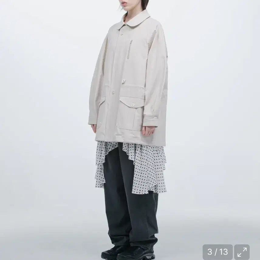 [BUNJANG] Ohesio Trench Collar Jumper / 오헤시오 트렌치 카라 점퍼