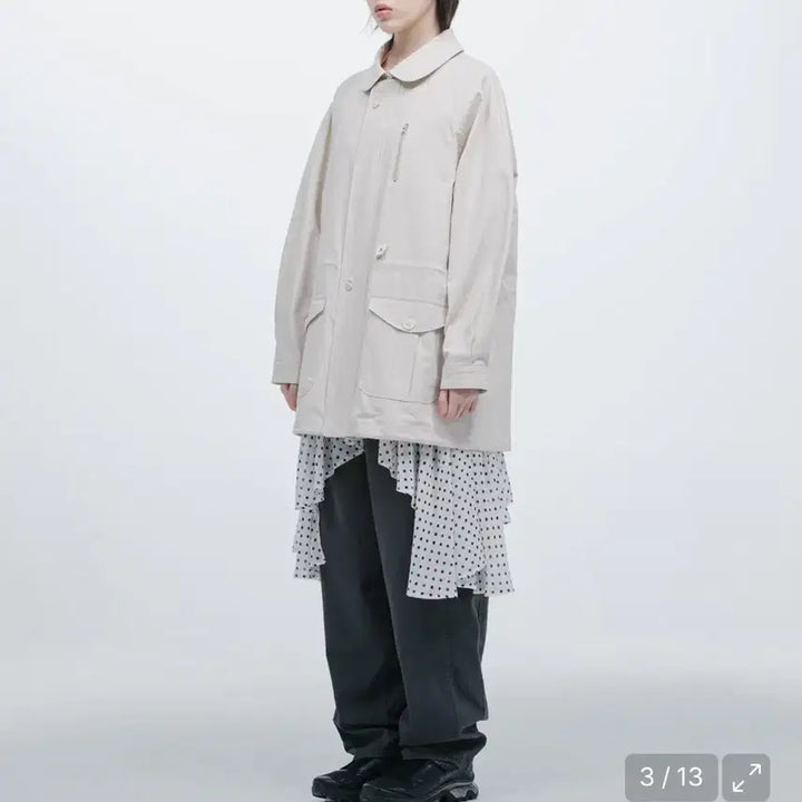[BUNJANG] Ohesio Trench Collar Jumper / 오헤시오 트렌치 카라 점퍼