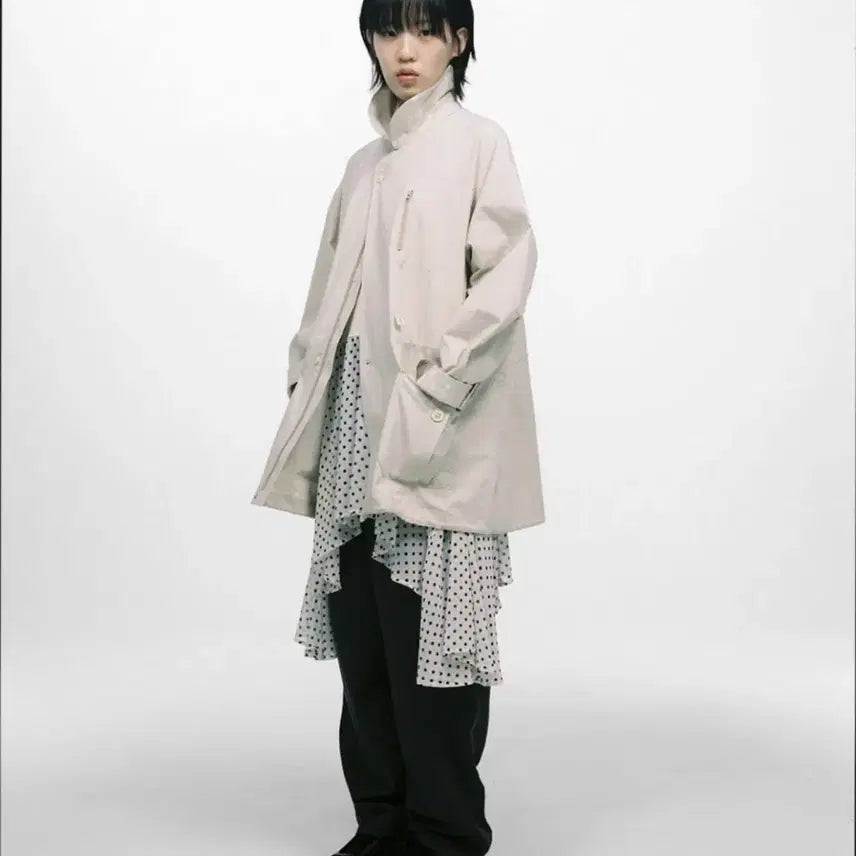 [BUNJANG] Ohesio Trench Collar Jumper / 오헤시오 트렌치 카라 점퍼