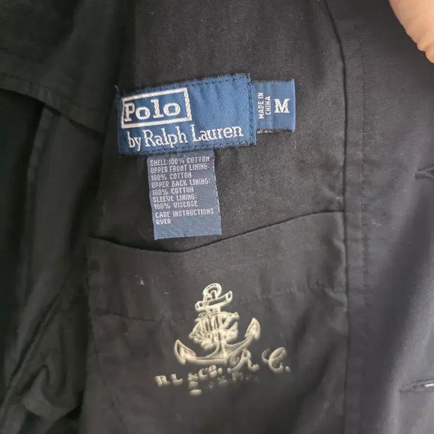 [BUNJANG] Polo Ralph Lauren Black Safari Jacket / 폴로 랄프로렌 블랙 금장  사파리 자켓