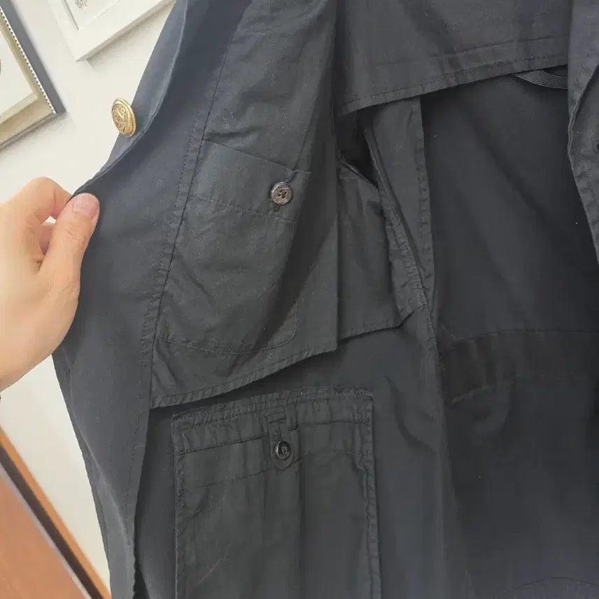 [BUNJANG] Polo Ralph Lauren Black Safari Jacket / 폴로 랄프로렌 블랙 금장  사파리 자켓