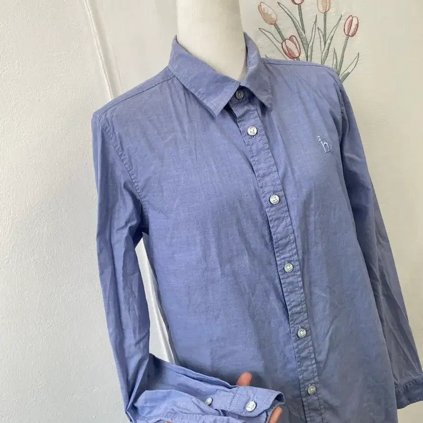 [BUNJANG] Hazzys Oxford Shirt / 헤지스 심플 옥스포드 셔츠