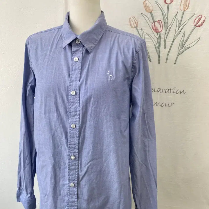 [BUNJANG] Hazzys Oxford Shirt / 헤지스 심플 옥스포드 셔츠