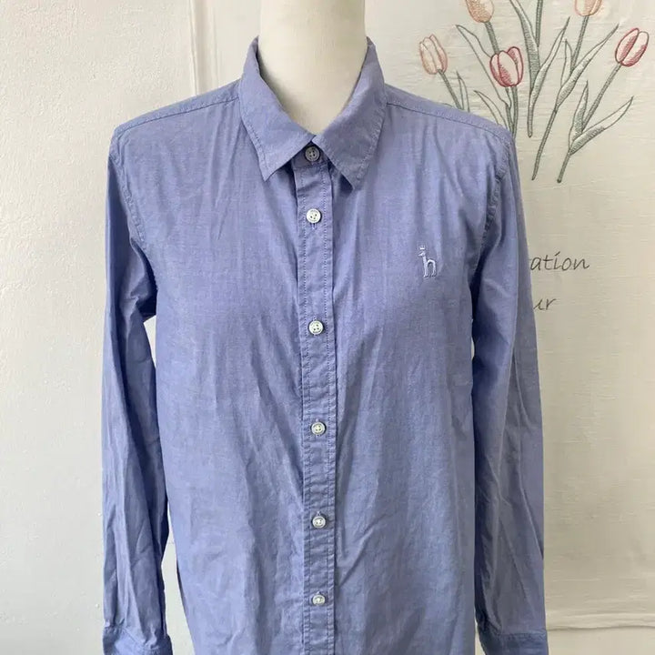 [BUNJANG] Hazzys Oxford Shirt / 헤지스 심플 옥스포드 셔츠