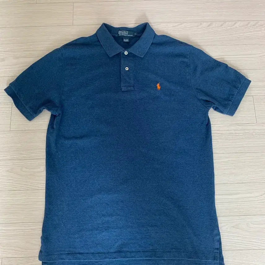 [BUNJANG] Polo Ralph Lauren Navy Short-Sleeve Polo Shirt / 폴로 랄프로렌 네이비 반팔 카라티