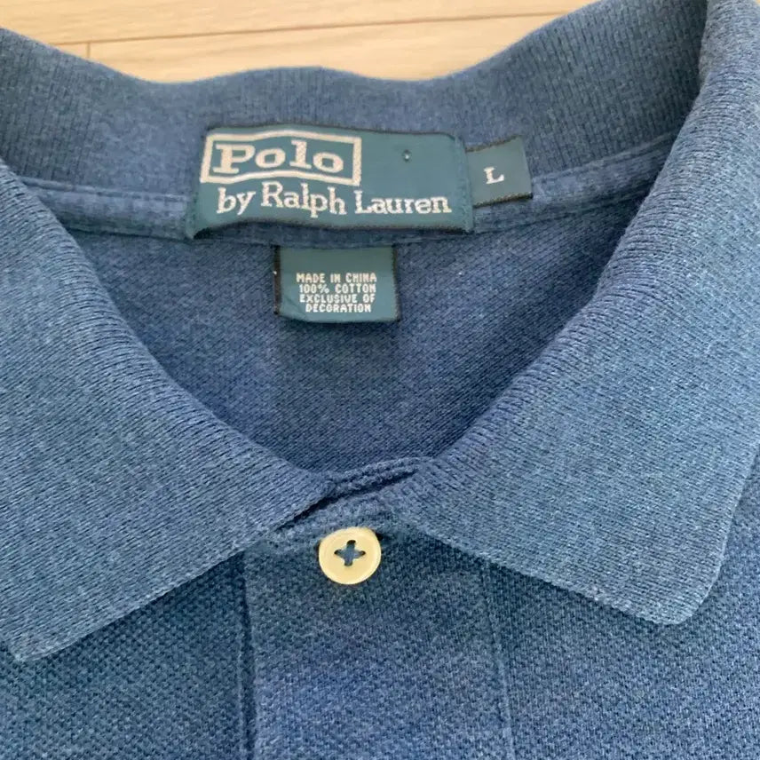 [BUNJANG] Polo Ralph Lauren Navy Short-Sleeve Polo Shirt / 폴로 랄프로렌 네이비 반팔 카라티