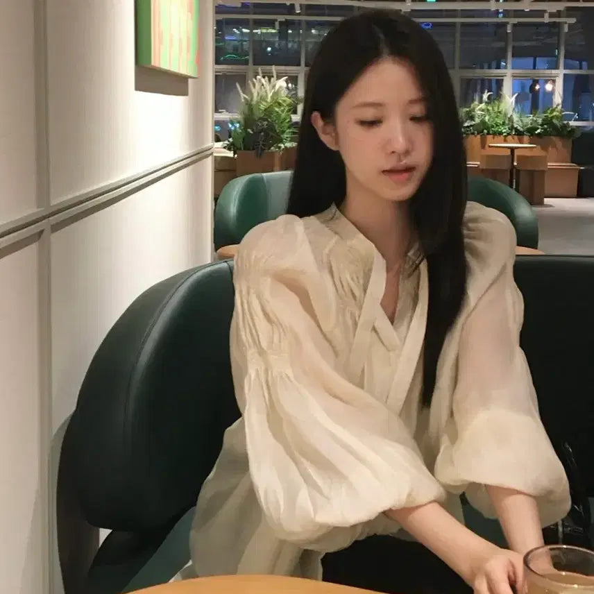 [SOLD OUT] 비코튼 몰리 블라우스 Moly blouse lemon cream