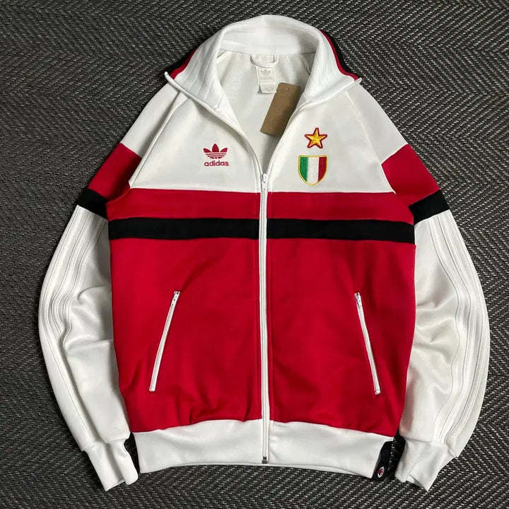 [BUNJANG] Adidas AC Milan Track Top Jersey / 아디다스 09-10 AC밀란 배색 트랙탑 져지o 4882