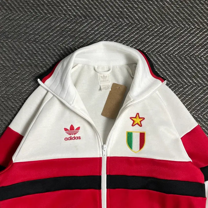 [BUNJANG] Adidas AC Milan Track Top Jersey / 아디다스 09-10 AC밀란 배색 트랙탑 져지o 4882