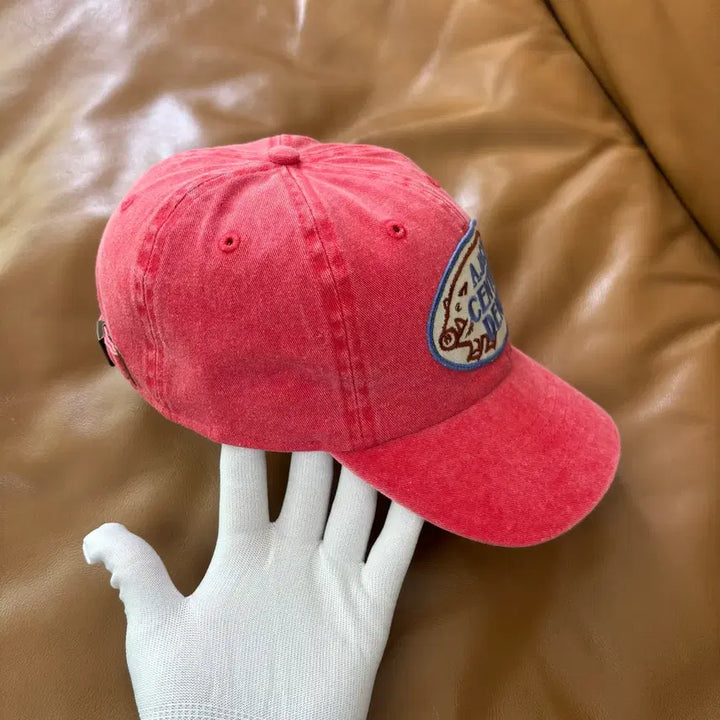 [BUNJANG] Kapital Osaka Limited 6-Panel Ball Cap Washed Red / Kapital 캐피탈 오사카 한정 6패널 볼캡 모자 워시드 레드