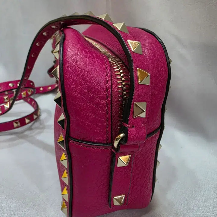 [BUNJANG] Valentino Rockstud Pink Shoulder Bag / (정품)발렌티노 락스터드 핑크 숄더백