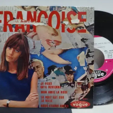 [BUNJANG] Francoise Hardy 1964 France EP Vinyl Record / (7인치 EP) Francoise Hardy 1964년 FRANCE 초반
