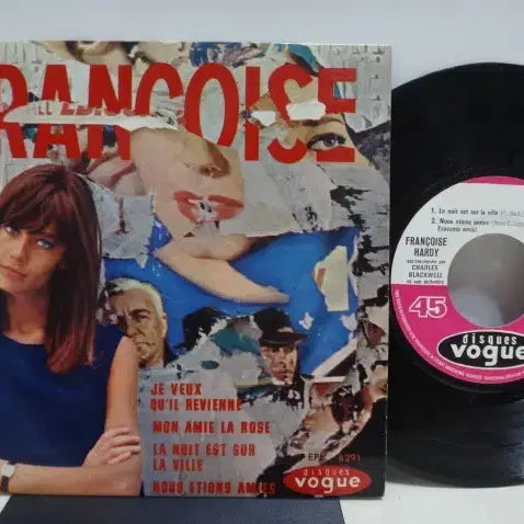 [BUNJANG] Francoise Hardy 1964 France EP Vinyl Record / (7인치 EP) Francoise Hardy 1964년 FRANCE 초반