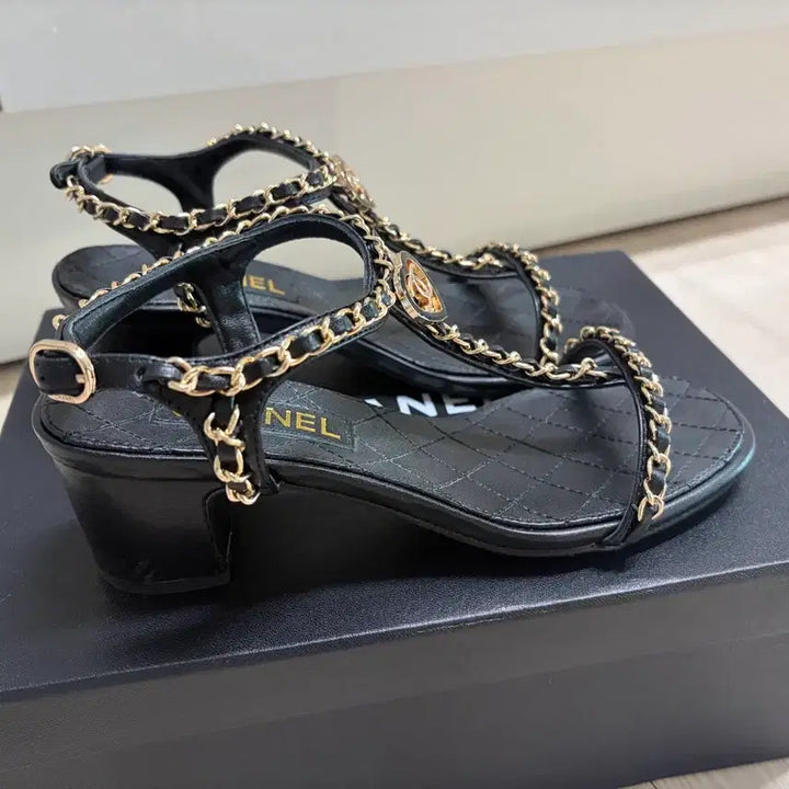 [BUNJANG] Chain Sandals 35 / 체인 샌들 35