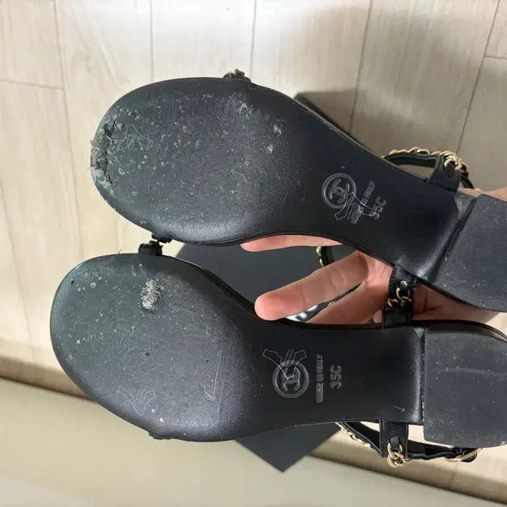 [BUNJANG] Chain Sandals 35 / 체인 샌들 35