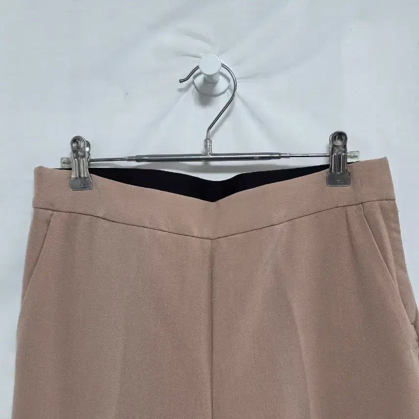 [BUNJANG] Aniv Pink Back-Band Bootcut Slacks Pants Women&