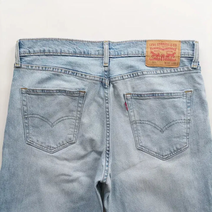 [SOLD OUT] 리바이스 511 청바지 사이즈35 연청 워싱 남자 데님팬츠 A9747