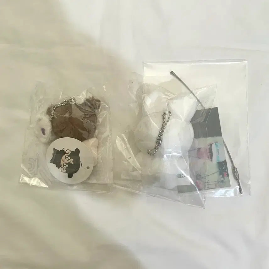 [BUNJANG] BTS Jungkook DOKKI Ttugi &amp; Kkukku Kkukku Rabbit Bundle Set / 정국 인형 독기 뚜기 + 꾸꾸꾸 토끼 키링 방탄 꾹뚜기 7cm