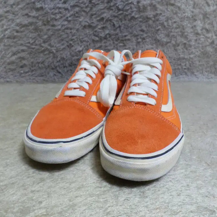 [BUNJANG] Vans Old Skool Orange Sneakers / 후루룩구제 270 반스 올드스쿨 오렌지 운동화 중고 신발