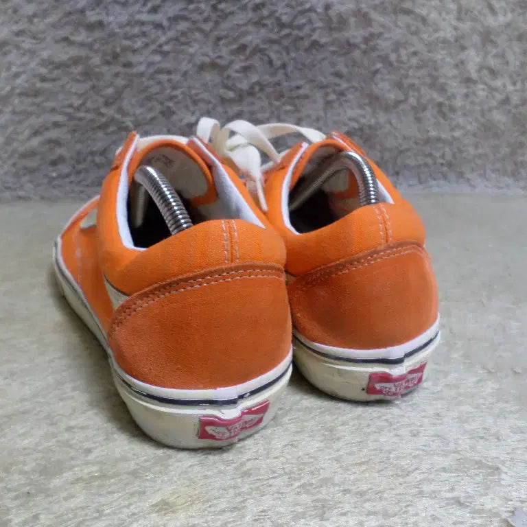 [BUNJANG] Vans Old Skool Orange Sneakers / 후루룩구제 270 반스 올드스쿨 오렌지 운동화 중고 신발