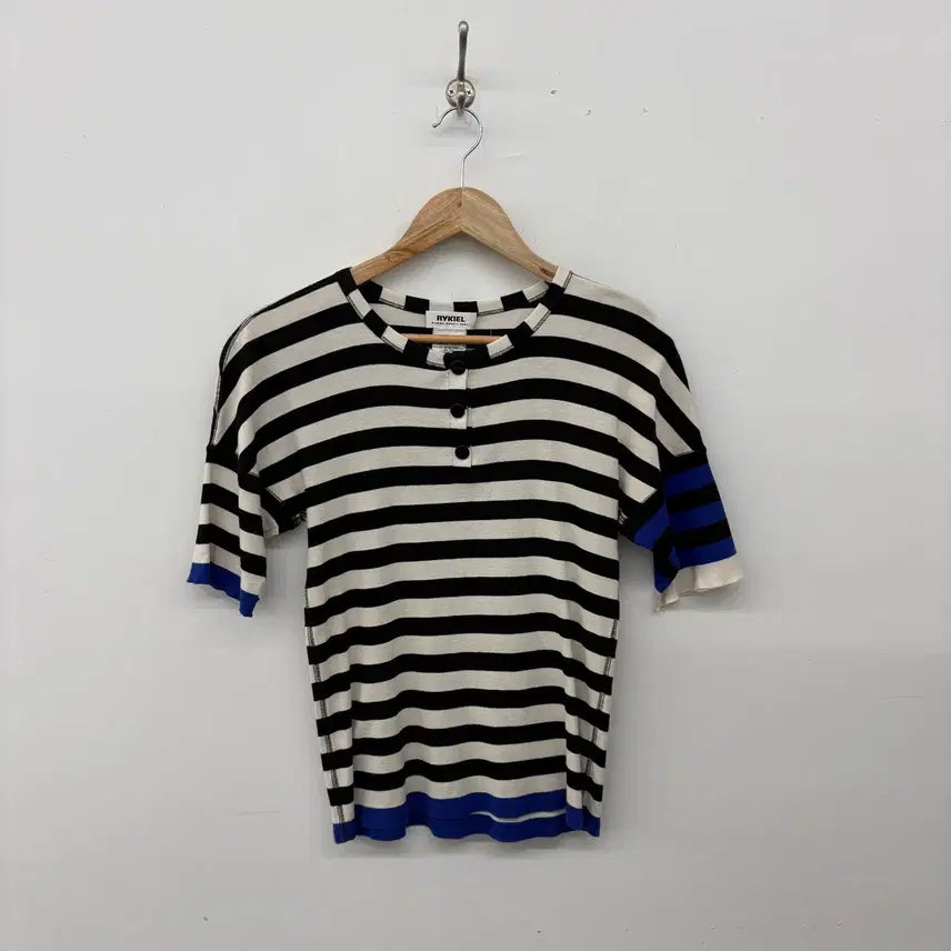 [BUNJANG] Sonia Rykiel Stripe Short Sleeve T-shirt (Women&