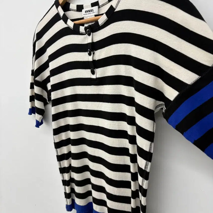 [BUNJANG] Sonia Rykiel Stripe Short Sleeve T-shirt (Women&