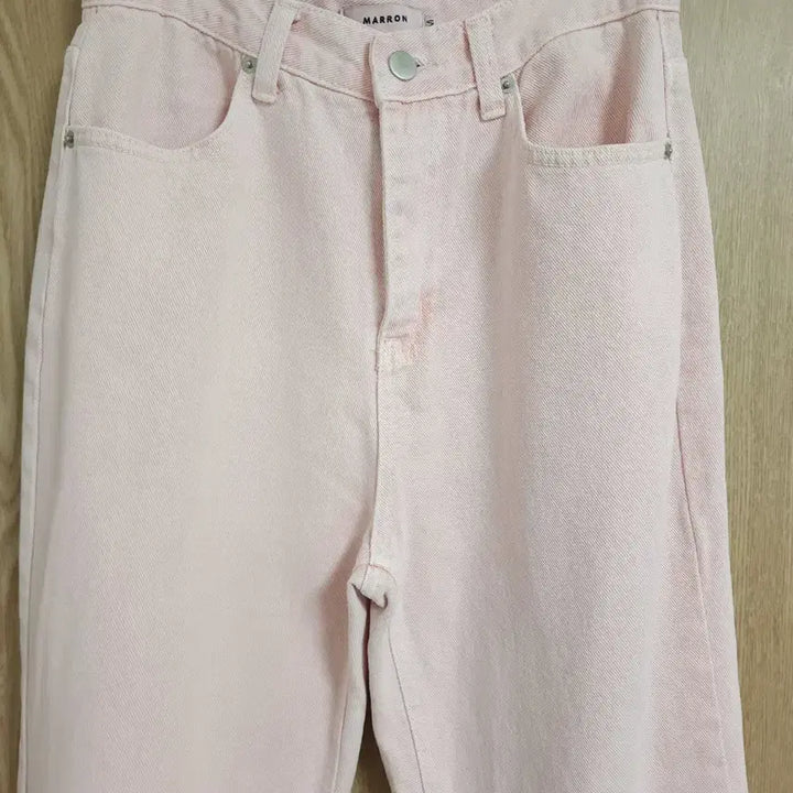 [BUNJANG] Marron Edition Pink Denim Pants / 22년도 마론에디션) 핑크 데님 팬츠