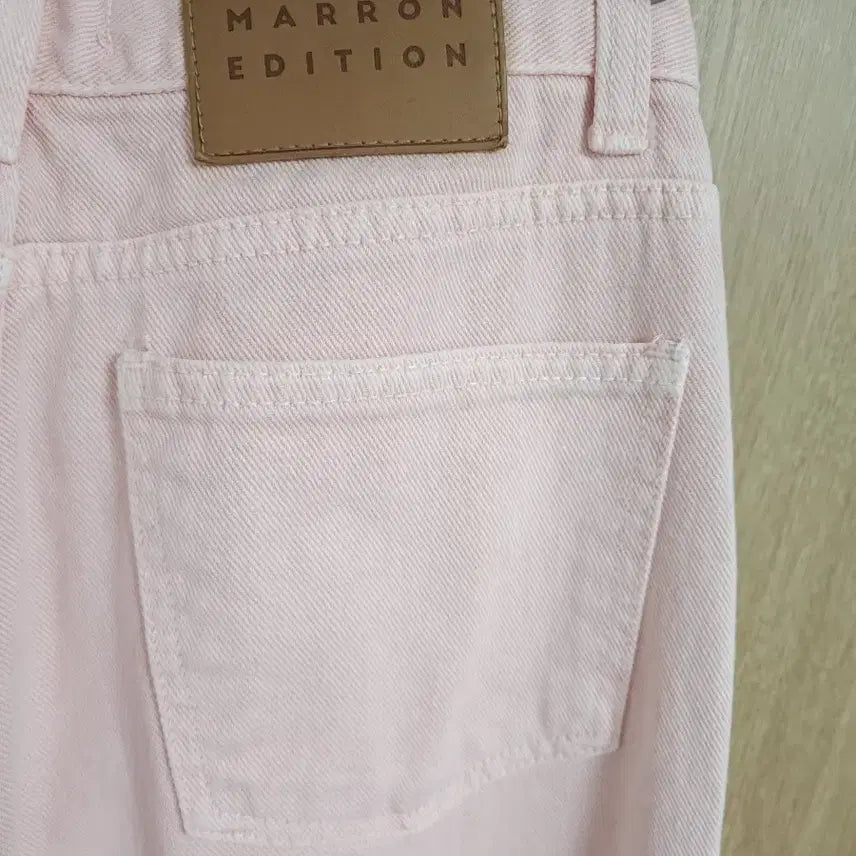 [BUNJANG] Marron Edition Pink Denim Pants / 22년도 마론에디션) 핑크 데님 팬츠