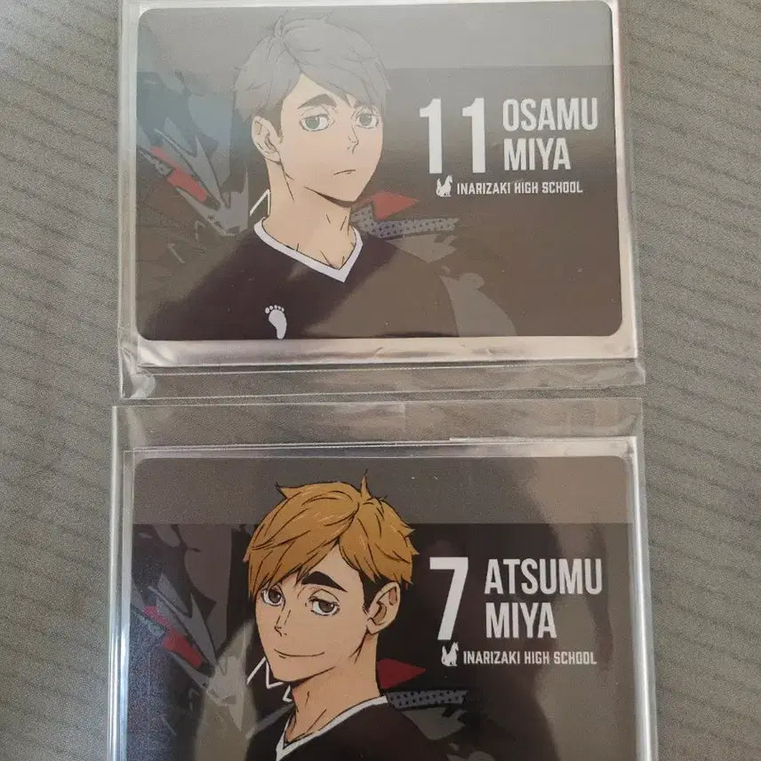 [BUNJANG] Haikyuu Miya Atsumu &amp; Miya Osamu Card Bundle Set / 하이큐 카드 아츠무 오사무 카드 일괄 판매