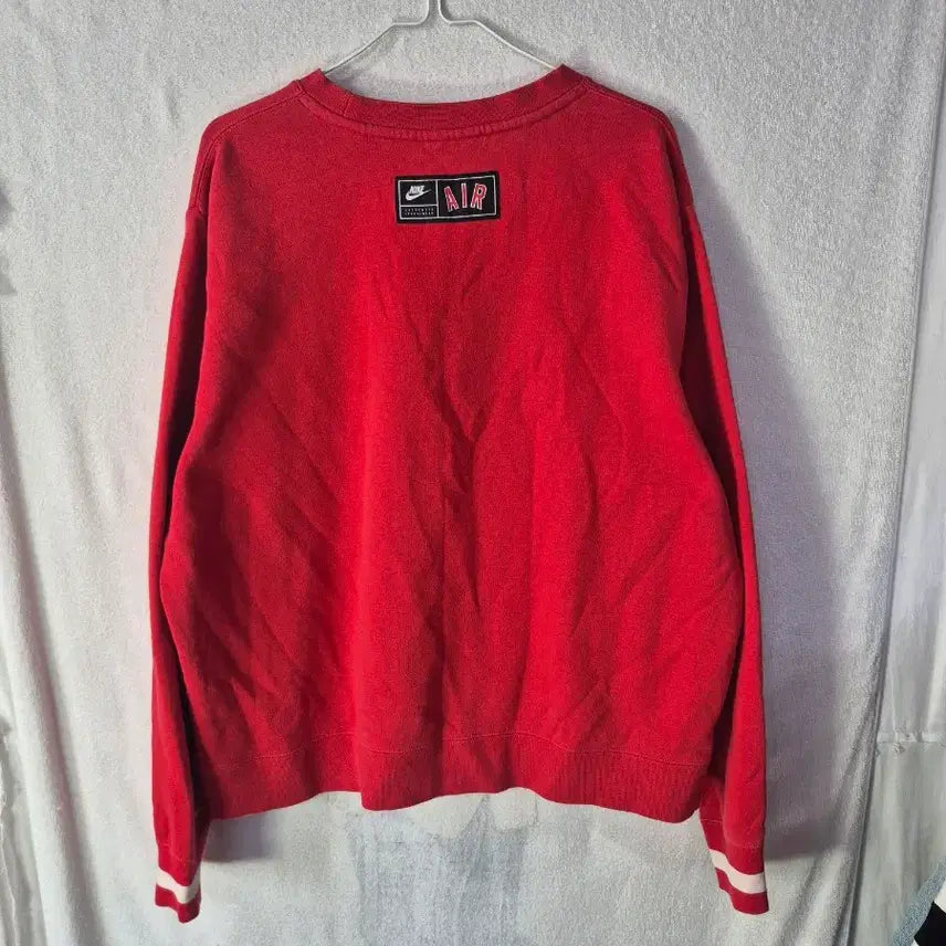 [BUNJANG] Nike Fleece Red Sweatshirt / XL 나이키 기모 레드 맨투맨
