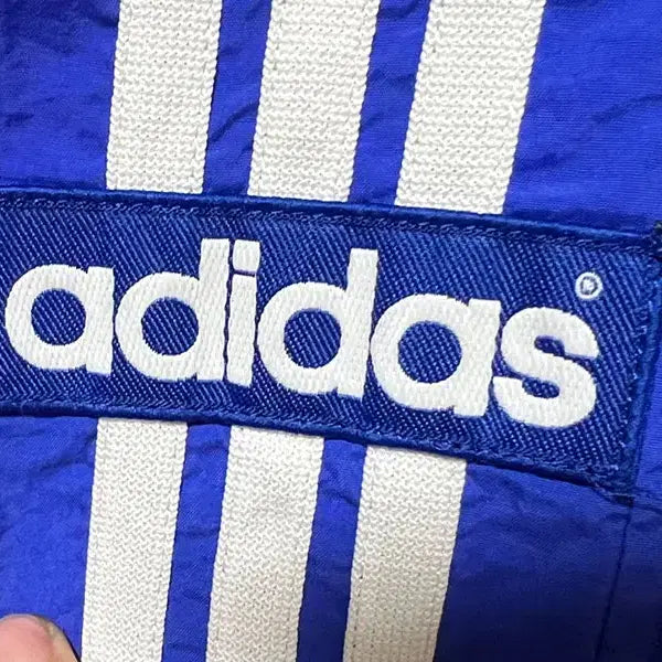 [BUNJANG] Adidas X Descente 90s Windbreaker Jacket / 아디다스X데상트 90s 남자 바람막이 춘추 올드스쿨 일본 XL 105