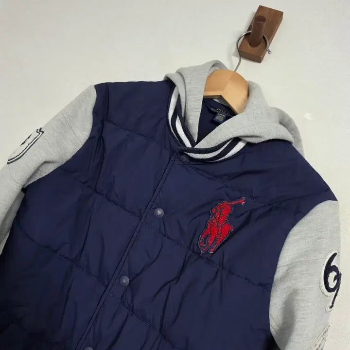 [BUNJANG] Polo Ralph Lauren Big Pony Hooded Padded Jacket / 폴로 랄프로렌 빅포티 후디 패딩자켓 14-16