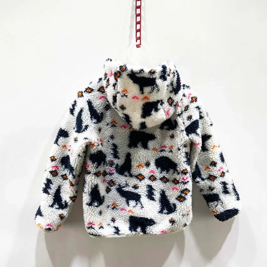 [BUNJANG] Columbia Junior Fleece Hooded Zip-up Jacket / 콜롬비아 쥬니어 플리스후드집업 120 진스센스