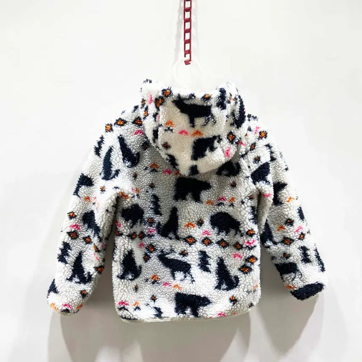 [BUNJANG] Columbia Junior Fleece Hooded Zip-up Jacket / 콜롬비아 쥬니어 플리스후드집업 120 진스센스