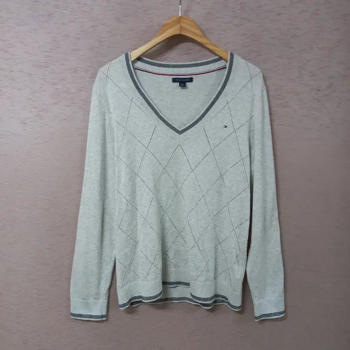 [SOLD OUT] B3-24/토미힐피거 그레이 니트티