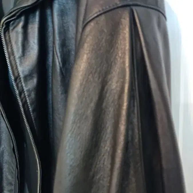 [BUNJANG] Robo Sheep Leather Jacket / 로보 (새)양가죽66~날씬88 반가슴70 길이앞65 뒤74