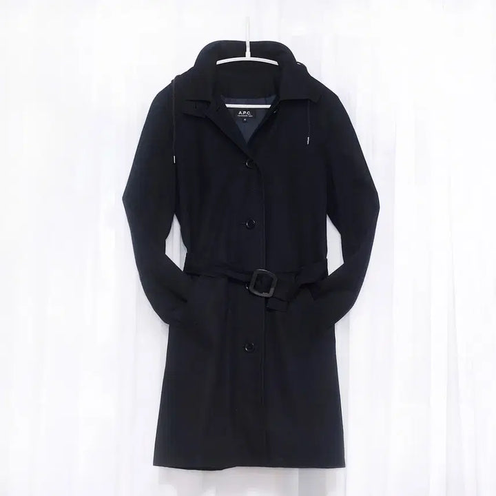 [BUNJANG] A.P.C Hooded Cotton French Coat Jacket / 아페쎄 (A.P.C) 후디드 코튼 프렌치 코트자켓 (XS / 85-90)