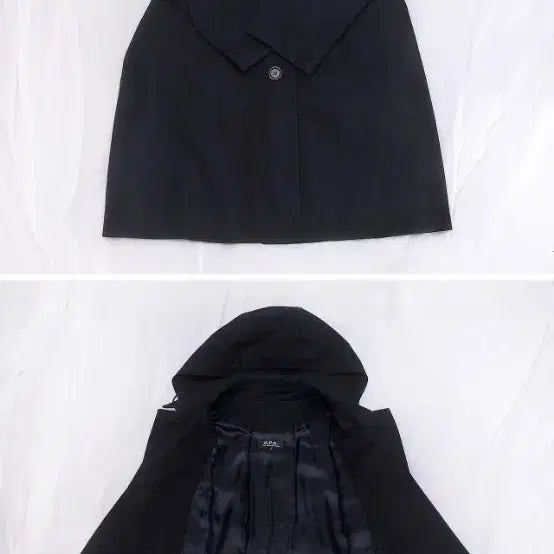 [BUNJANG] A.P.C Hooded Cotton French Coat Jacket / 아페쎄 (A.P.C) 후디드 코튼 프렌치 코트자켓 (XS / 85-90)