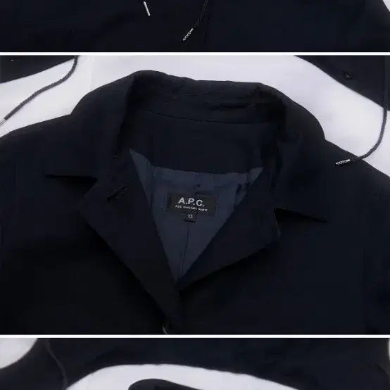 [BUNJANG] A.P.C Hooded Cotton French Coat Jacket / 아페쎄 (A.P.C) 후디드 코튼 프렌치 코트자켓 (XS / 85-90)