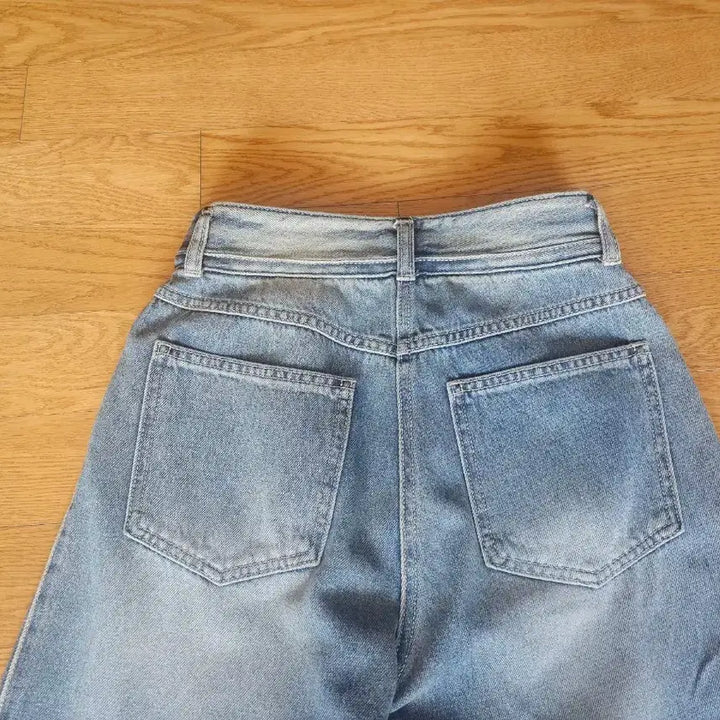 [BUNJANG] Time Linen Blend Side Seam Bootcut Denim Pants / 타임 린넨혼방 사이드 심 부츠컷 데님팬츠