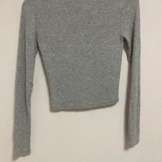 [BUNJANG] U-Neck Ribbed Top / (새상품)꾸안꾸 단추 포인트 U넥 골지 상의 FREE