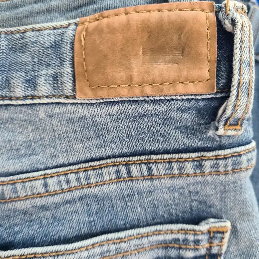 [BUNJANG] WORKSHOP Damage Washed Denim Jeans S / WORKSHOP 데미지 워싱 데님 청바지 S