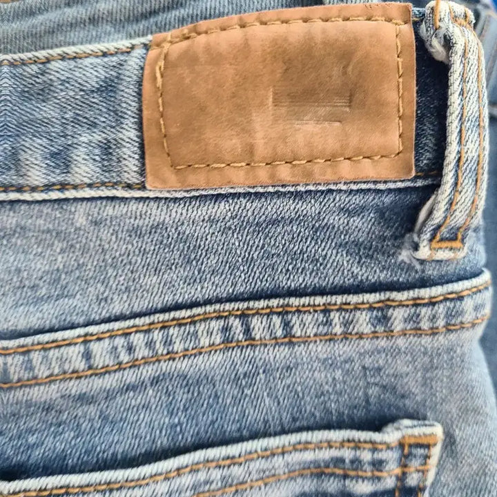 [BUNJANG] WORKSHOP Damage Washed Denim Jeans S / WORKSHOP 데미지 워싱 데님 청바지 S