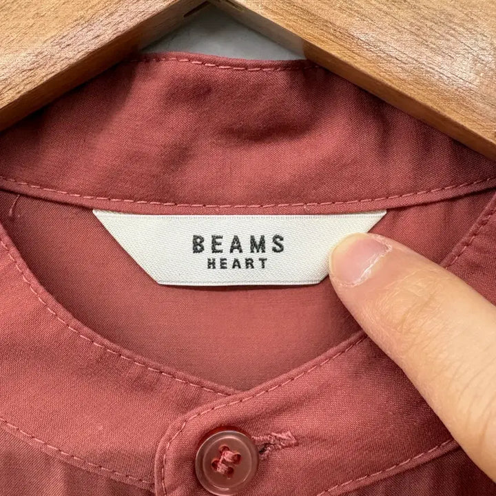 [BUNJANG] BEAMS China Collar Shirt XXL / BEAMS 차이나 카라 셔츠 공용 XXL