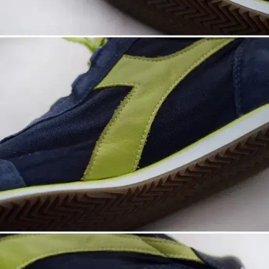 [BUNJANG] Diadora Heritage Stone Wash Leather Sneakers (US6 / 240) / 미착용) 디아도라 헤리티지 스톤워시 레더 스니커즈 (US6 / 240)