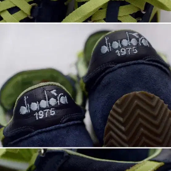 [BUNJANG] Diadora Heritage Stone Wash Leather Sneakers (US6 / 240) / 미착용) 디아도라 헤리티지 스톤워시 레더 스니커즈 (US6 / 240)