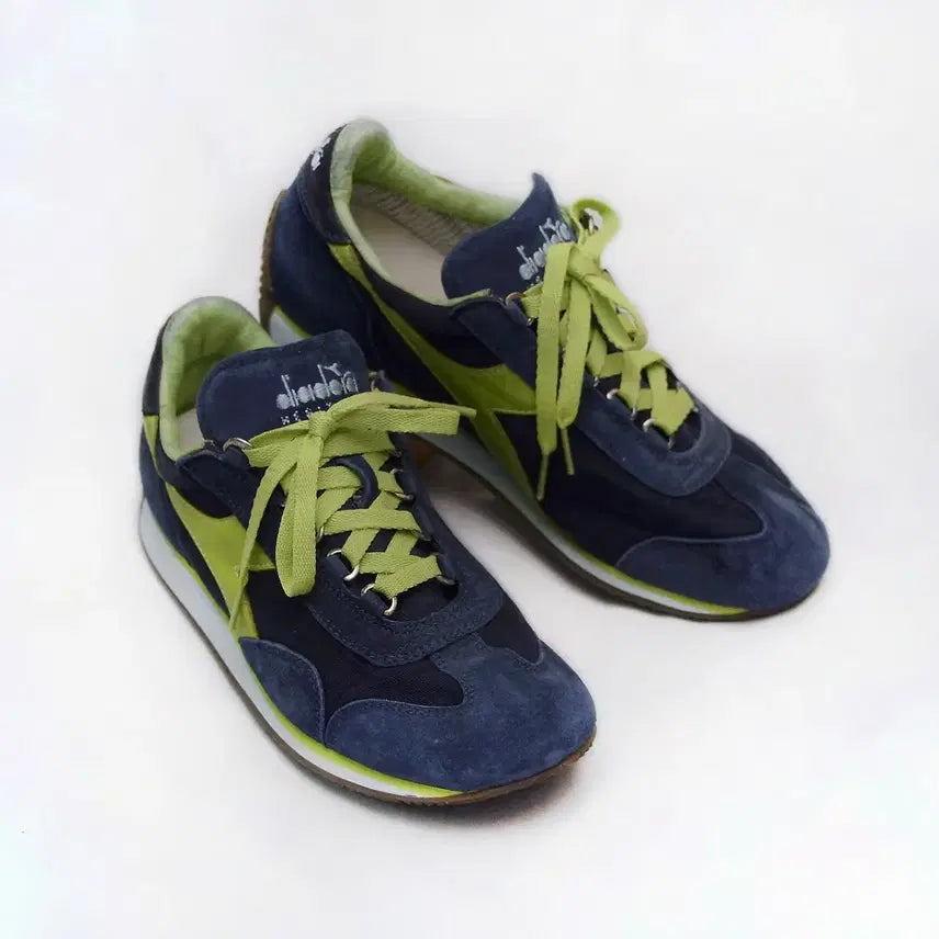 [BUNJANG] Diadora Heritage Stone Wash Leather Sneakers (US6 / 240) / 미착용) 디아도라 헤리티지 스톤워시 레더 스니커즈 (US6 / 240)