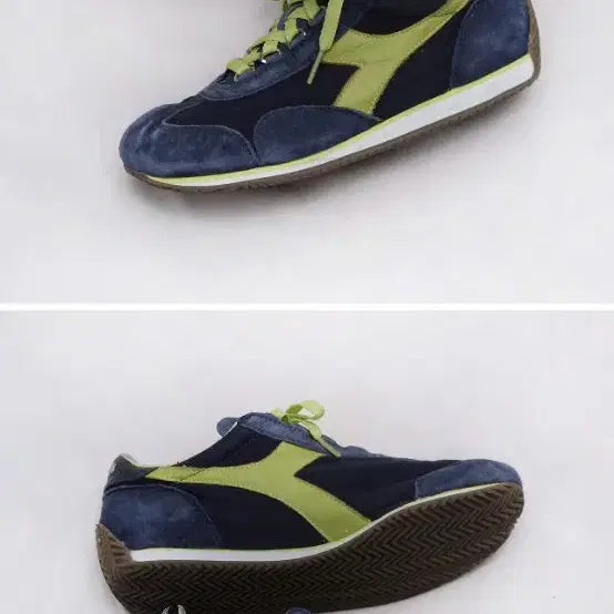 [BUNJANG] Diadora Heritage Stone Wash Leather Sneakers (US6 / 240) / 미착용) 디아도라 헤리티지 스톤워시 레더 스니커즈 (US6 / 240)